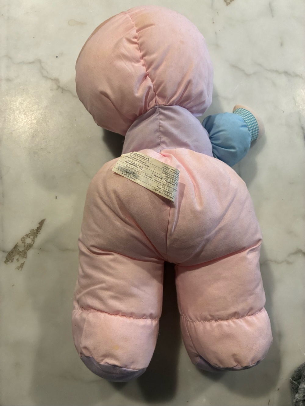 Vintage Puffalump Kids 13" Plush Fisher Price Stuffed Baby Doll Pink 1990 - Picture 3 of 6